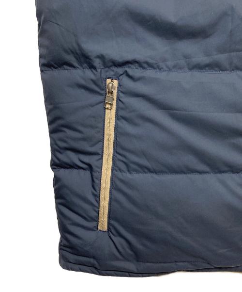 Patagonia（パタゴニア）Patagonia (パタゴニア) Reversible Bivy Down ベスト ネイビー×ベージュ サイズ:無しの古着・服飾アイテム