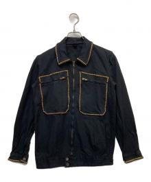 古着（フルギ）の古着「スタッズワークジャケット」｜ブラック