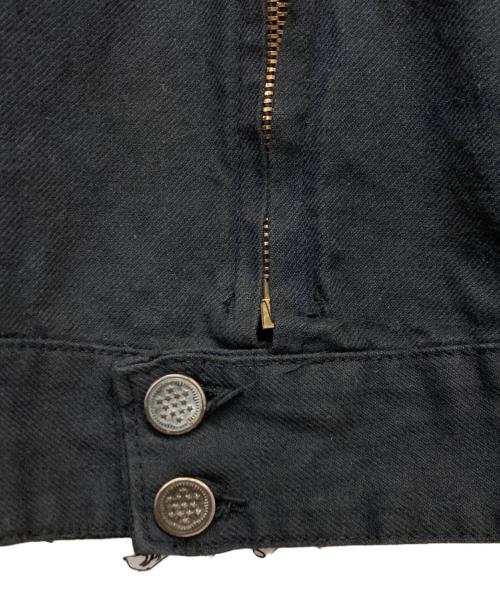 古着（フルギ）古着 (フルギ) スタッズワークジャケット ブラック サイズ:不明の古着・服飾アイテム