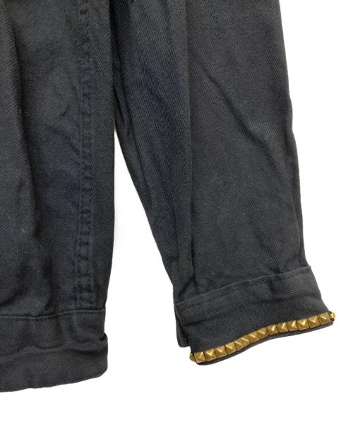 古着（フルギ）古着 (フルギ) スタッズワークジャケット ブラック サイズ:不明の古着・服飾アイテム