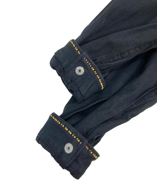 古着（フルギ）古着 (フルギ) スタッズワークジャケット ブラック サイズ:不明の古着・服飾アイテム