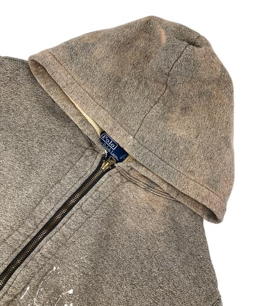 POLO RALPH LAUREN（ポロ・ラルフローレン）POLO RALPH LAUREN (ポロ・ラルフローレン) 裏サーマルダブルフェイスパーカー グレー サイズ:Mの古着・服飾アイテム
