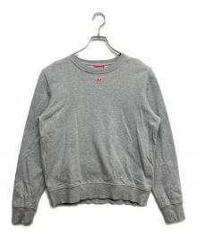 DIESEL（ディーゼル）の古着「ロゴスウェット」｜グレー