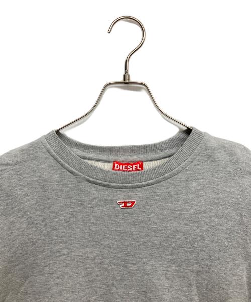 DIESEL（ディーゼル）DIESEL (ディーゼル) ロゴスウェット グレー サイズ:Sの古着・服飾アイテム