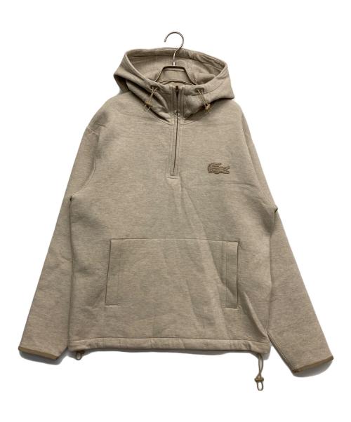 LACOSTE（ラコステ）LACOSTE (ラコステ) ハーフジップパーカー ベージュ サイズ:3の古着・服飾アイテム