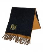 LOEWEロエベ）の古着「ウィンドースカーフ」｜オレンジ×ブラック