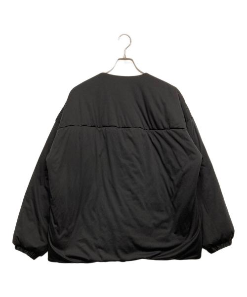 nagonstans（ナゴンスタンス）nagonstans (ナゴンスタンス) Airshut ノーカラーブルゾン ブラック サイズ:Mの古着・服飾アイテム