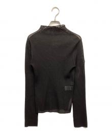 ORCIVAL（オーシバル）の古着「シアーリブニット モックネックプルオーバー」｜ブラック