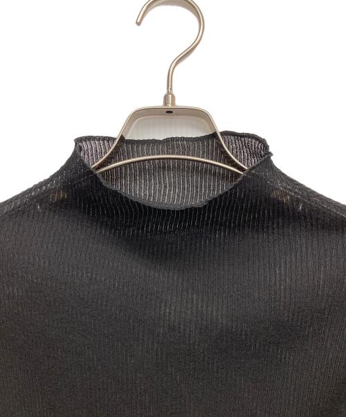 ORCIVAL（オーシバル）ORCIVAL (オーシバル) シアーリブニット モックネックプルオーバー ブラック サイズ:1の古着・服飾アイテム