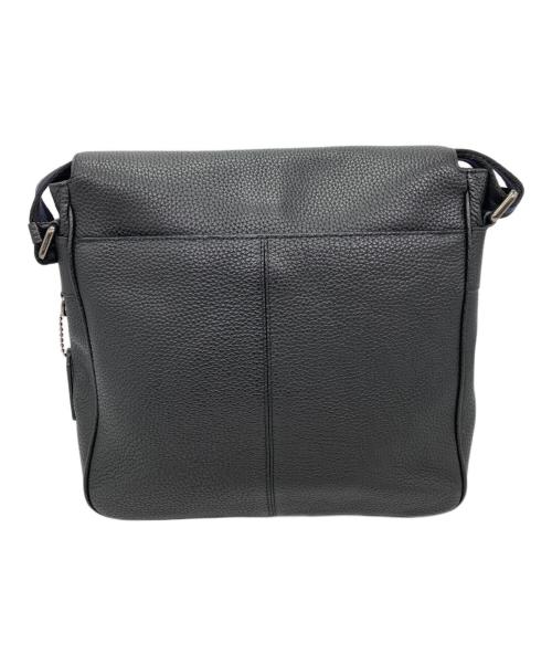 COACH（コーチ）COACH (コーチ) フラップショルダーバッグ ブラックの古着・服飾アイテム