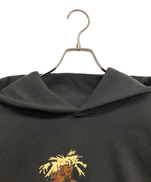 VICTOR VICTOR（ヴィクター ヴィクター）VICTOR VICTOR (ヴィクター ヴィクター) プルオーバーパーカー ブラック サイズ:Lの古着・服飾アイテム