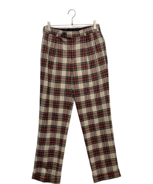 BROOKS BROTHERS（ブルックスブラザーズ）BROOKS BROTHERS (ブルックスブラザーズ) チェックパンツ ブラウン サイズ:W29の古着・服飾アイテム