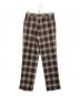 BROOKS BROTHERS (ブルックスブラザーズ) チェックパンツ ブラウン サイズ:W29：5000円
