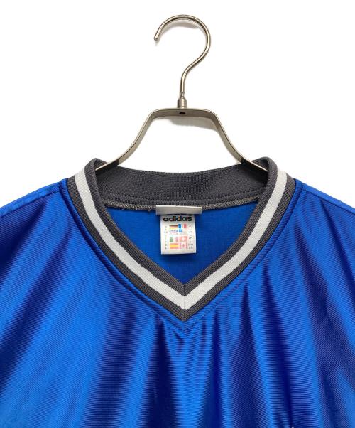adidas（アディダス）adidas (アディダス) ゲームシャツ ブルー サイズ:Lの古着・服飾アイテム