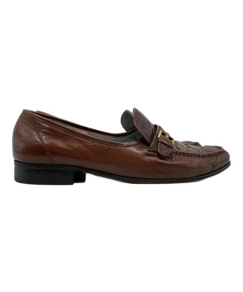 BALENCIAGA（バレンシアガ）BALENCIAGA (バレンシアガ) ローファー ブラウン サイズ:7 1/2の古着・服飾アイテム