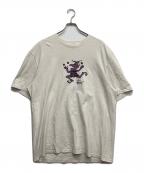stussyステューシー）の古着「ジャグラーピグメントダイT」｜ホワイト