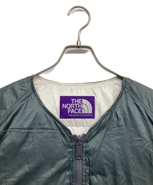THE NORTH FACE（ザ ノース フェイス）THE NORTH FACE (ザ ノース フェイス) REVERSIBLE DOWN CARDIGAN グレー サイズ:Mの古着・服飾アイテム