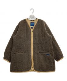 YLEVE×LAVENHAM（イレーヴ×ラベンハム）の古着「ボアコート」｜グレー