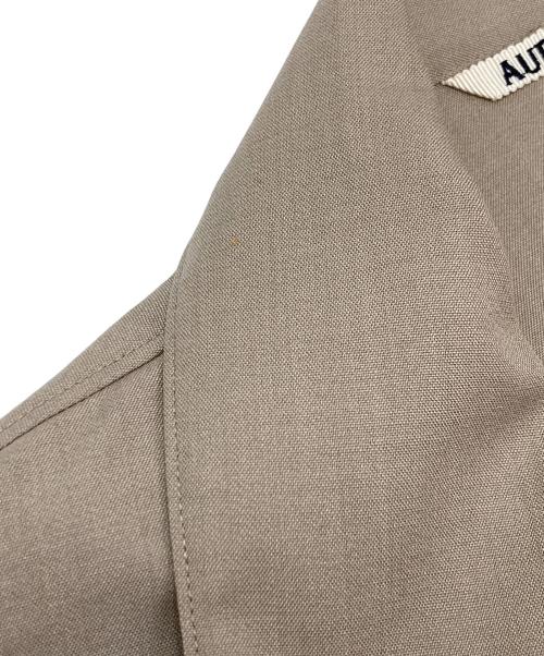 AURALEE（オーラリー）AURALEE (オーラリー) WOOL SILK TROPICAL SHIRT JACKET ベージュ サイズ:3の古着・服飾アイテム