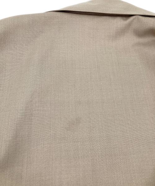 AURALEE（オーラリー）AURALEE (オーラリー) WOOL SILK TROPICAL SHIRT JACKET ベージュ サイズ:3の古着・服飾アイテム