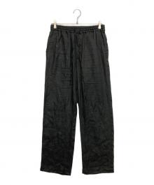 MARKAWARE（マーカウェア）の古着「FLAT FLONT EASY PANTS HEMP」｜ブラック
