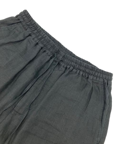 MARKAWARE（マーカウェア）MARKAWARE (マーカウェア) FLAT FLONT EASY PANTS HEMP ブラック サイズ:2の古着・服飾アイテム