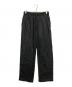 MARKAWARE（マーカウェア）の古着「FLAT FLONT EASY PANTS HEMP」｜ブラック