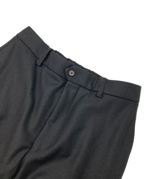 MARKAWARE（マーカウェア）MARKAWARE (マーカウェア) FLAT FRONT TROUSERS ブラック サイズ:2の古着・服飾アイテム