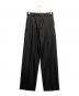 MARKAWARE（マーカウェア）の古着「FLAT FRONT TROUSERS」｜ブラック