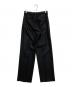 MARKAWARE (マーカウェア) FLAT FRONT TROUSERS ブラック サイズ:2：10000円