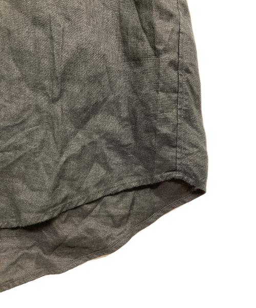 MARKAWARE（マーカウェア）MARKAWARE (マーカウェア) W COLLAR SHIRT HEMP ブラック サイズ:3の古着・服飾アイテム