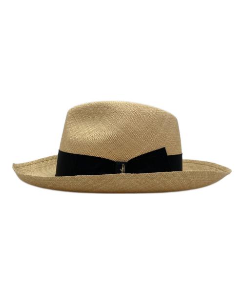 BORSALINO（ボルサリーノ）BORSALINO (ボルサリーノ) パナマ キート ラージブリム ベージュ サイズ:60の古着・服飾アイテム