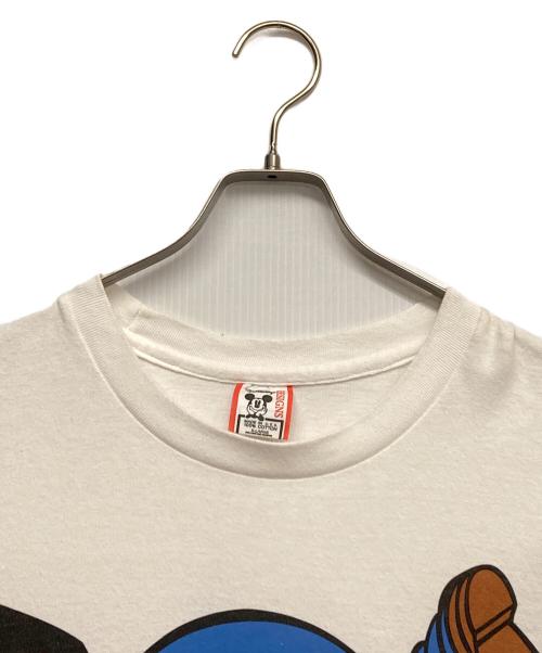 DISNEY（ディズニー）Disney (ディズニー) プリントTシャツ ホワイト サイズ:XLの古着・服飾アイテム