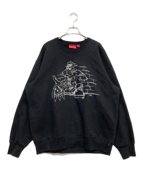 SUPREME（シュプリーム）Supreme (シュプリーム) Dice Crewneck ブラック サイズ:Lの古着・服飾アイテム