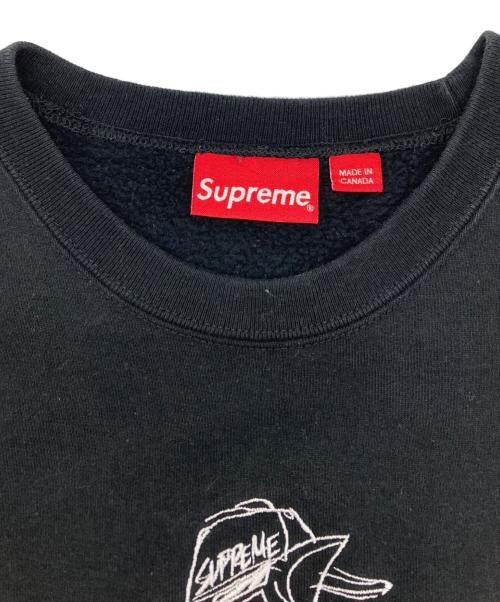 SUPREME（シュプリーム）Supreme (シュプリーム) Dice Crewneck ブラック サイズ:Lの古着・服飾アイテム