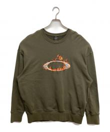 OAKLEY（オークリー）の古着「クルーネックスウェット」｜グリーン