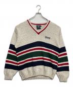 CHAPS RALPH LAURENチャップス ラルフローレン）の古着「Vネックニット」｜ベージュ