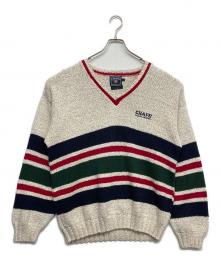 CHAPS RALPH LAUREN（チャップス ラルフローレン）の古着「Vネックニット」｜ベージュ