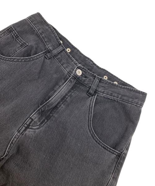 Adam et Rope（アダム エ ロペ）Adam et Rope (アダム エ ロペ) ルーズフィットアジャストデニム ブラック サイズ:38の古着・服飾アイテム