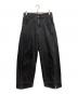 Adam et Rope（アダム エ ロペ）の古着「ルーズフィットアジャストデニム」｜ブラック