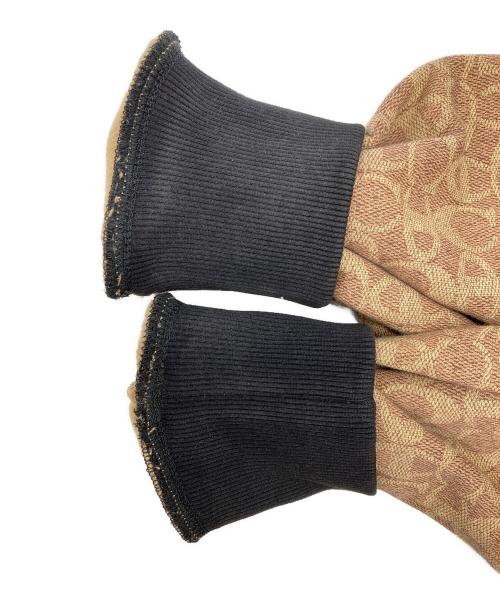 COACH（コーチ）COACH (コーチ) Champion (チャンピオン) スーパー フリース シグネチャー ジップ フーディー ブラウン サイズ:XSの古着・服飾アイテム