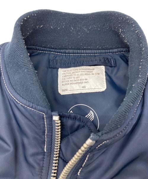 ALPHA（アルファ）ALPHA (アルファ) B-15C フライトジャケット ネイビー サイズ:40の古着・服飾アイテム