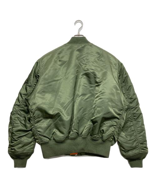ALPHA（アルファ）ALPHA (アルファ) MA-1ジャケット グリーン サイズ:XLの古着・服飾アイテム