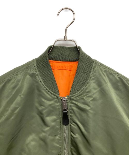 ALPHA（アルファ）ALPHA (アルファ) MA-1ジャケット グリーン サイズ:XLの古着・服飾アイテム