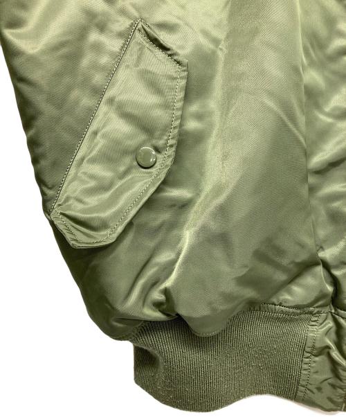 ALPHA（アルファ）ALPHA (アルファ) MA-1ジャケット グリーン サイズ:XLの古着・服飾アイテム