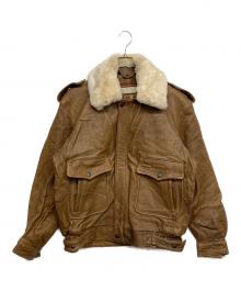 great（グレート）の古着「Ｇ-1ラムレザージャケット」｜ブラウン