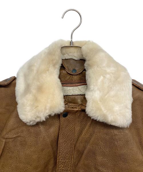 great（グレート）great (グレート) Ｇ-1ラムレザージャケット ブラウン サイズ:XLの古着・服飾アイテム