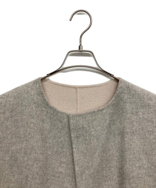 MACKINTOSH PHILOSOPHY（マッキントッシュ フィロソフィー）MACKINTOSH PHILOSOPHY (マッキントッシュ フィロソフィー) ノーカラーコート グレー サイズ:38の古着・服飾アイテム