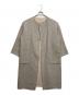 MACKINTOSH PHILOSOPHY（マッキントッシュ フィロソフィー）の古着「ノーカラーコート」｜グレー