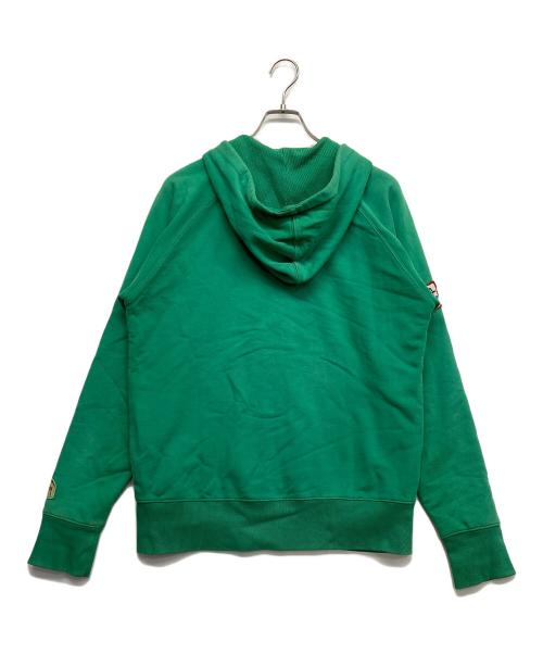 stussy（ステューシー）stussy (ステューシー) ジップアップパーカー グリーン サイズ:Mの古着・服飾アイテム